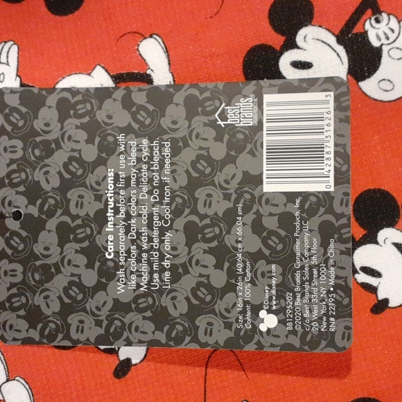 Micky Mouse 2pk Kitchen Towels - Picture 2 of 2